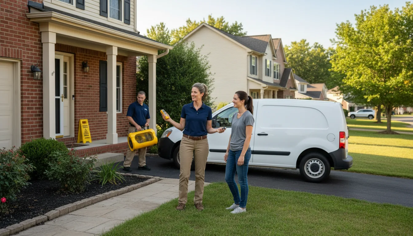 Residential water damage restoration in Willard, UT